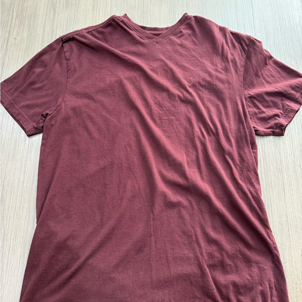 BKE Maroon Short Sleeve Tee